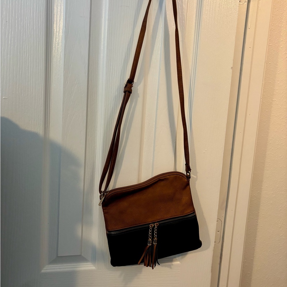 Two-Toned Crossbody Bag